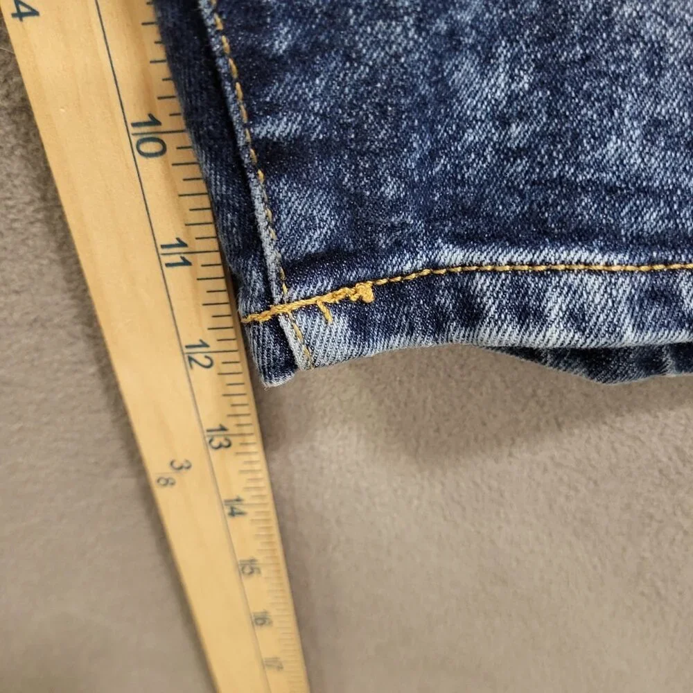 SouthPole Stretch Denim Shorts Mens Size 42‎ Blue Acid Wash Grunge Skater Baggy